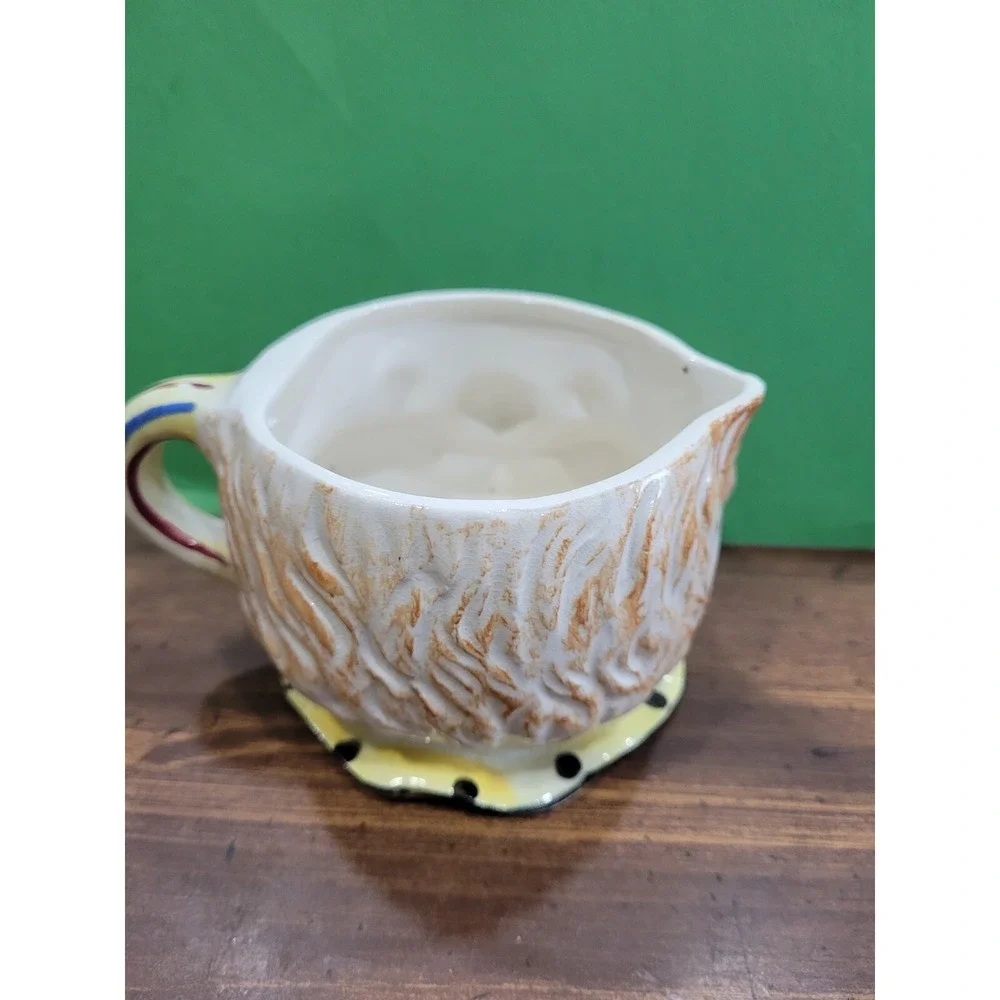 Vintage Juicer Reamer CLOWN Ceramic Hand Painted 5-1/2